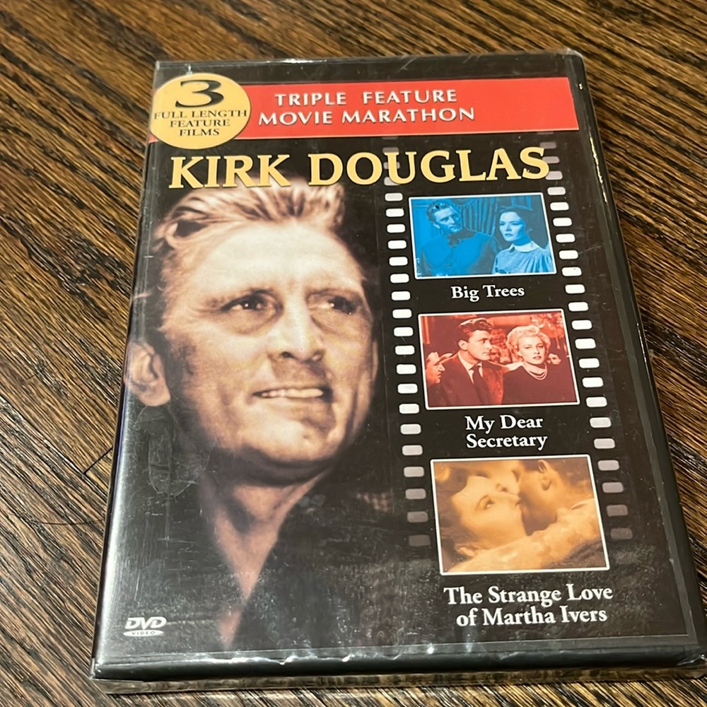 Kirk Douglas triple feature DVD new